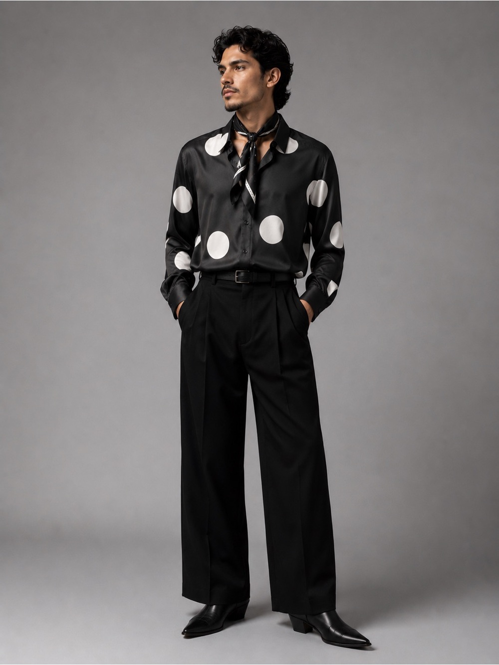 ASOS Black & White Polka Dot Button-Up Shirt
Never worn • Excellent condition
